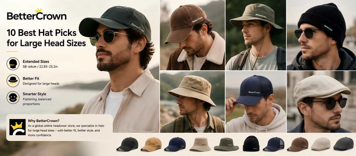 BetterCrown's 10 Best Hat Picks for Large Head Sizes