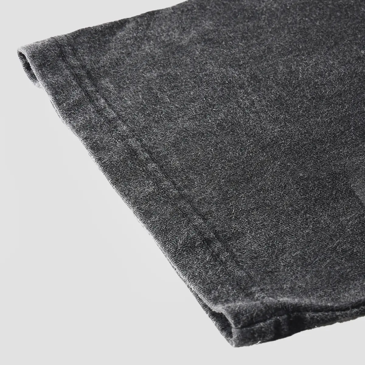 BlackWashedRetroSkullLooseT-Shirts_Sleeve