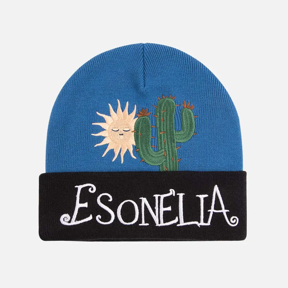 Embroidered Cactus/Starry Beanies