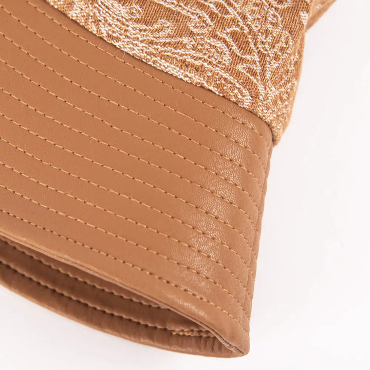 BrownJacquardPaisleyBucketHat_brim