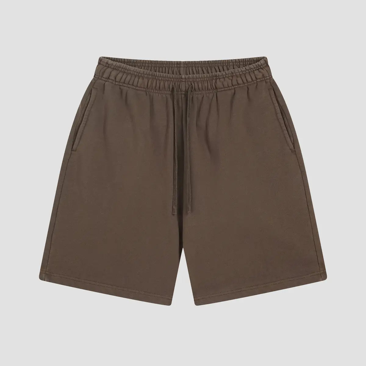 BrownWashedVintageUnisexShorts