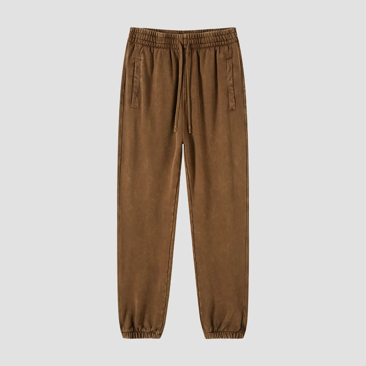 BrownWax-DyeWashedVintageSweatpants