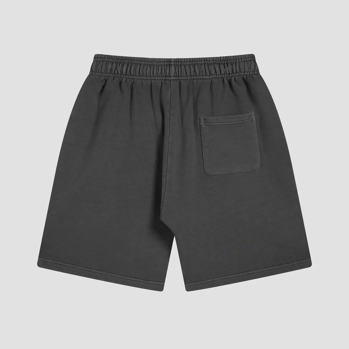 DarkGrayWashedVintageUnisexShorts_Back