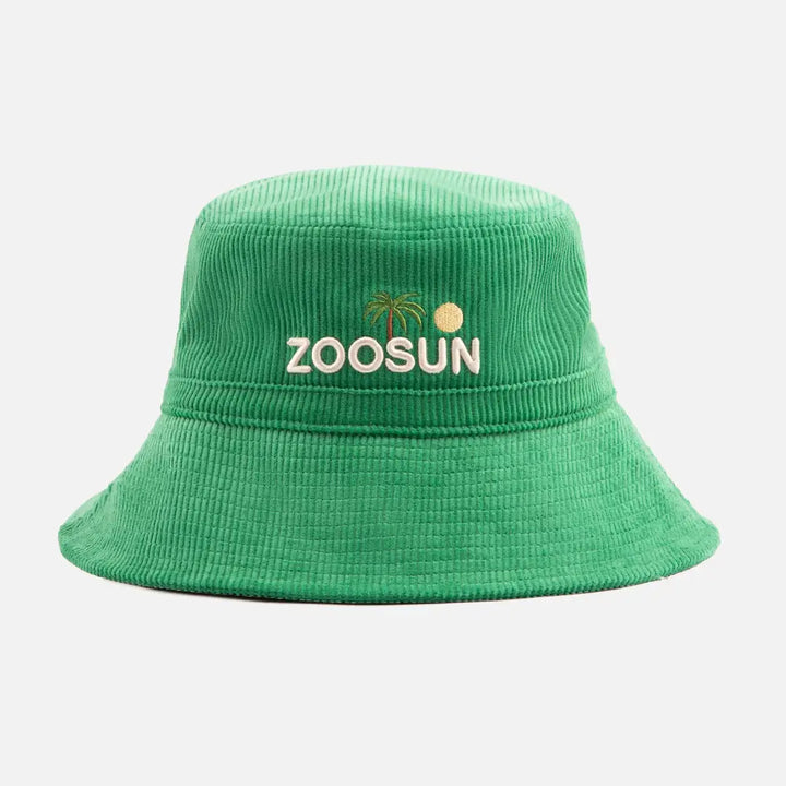 GreenEmbroideredSunBucketHats