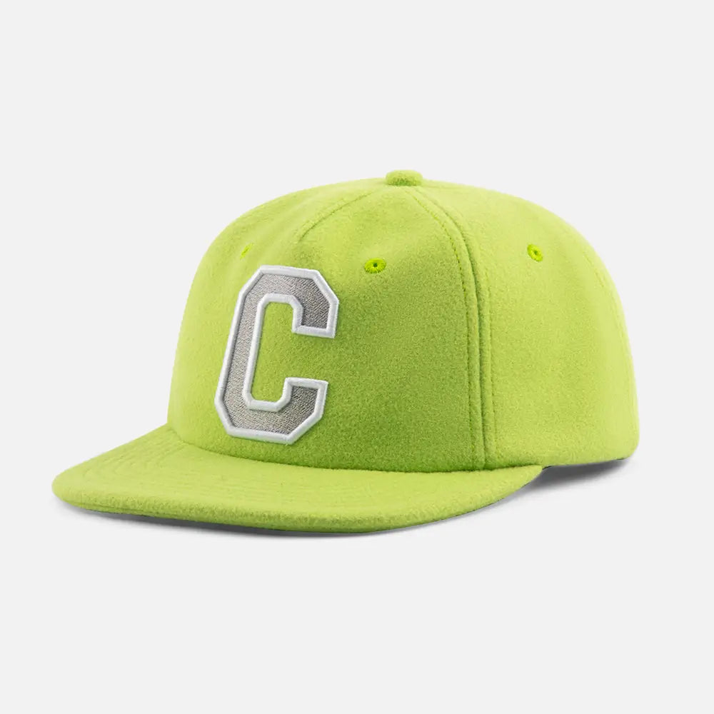 GreenPlain3DEmbroideredSnapbackCaps