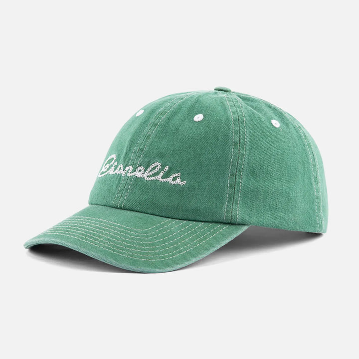 GreenWashedEmbroideredDadCaps