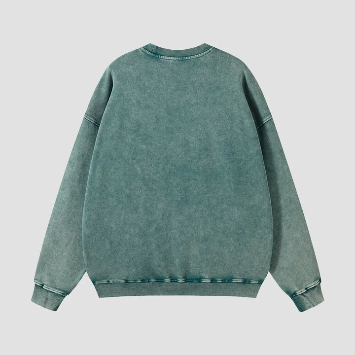 GreenWax-DyeingLooseCrewSweatshirts_Black