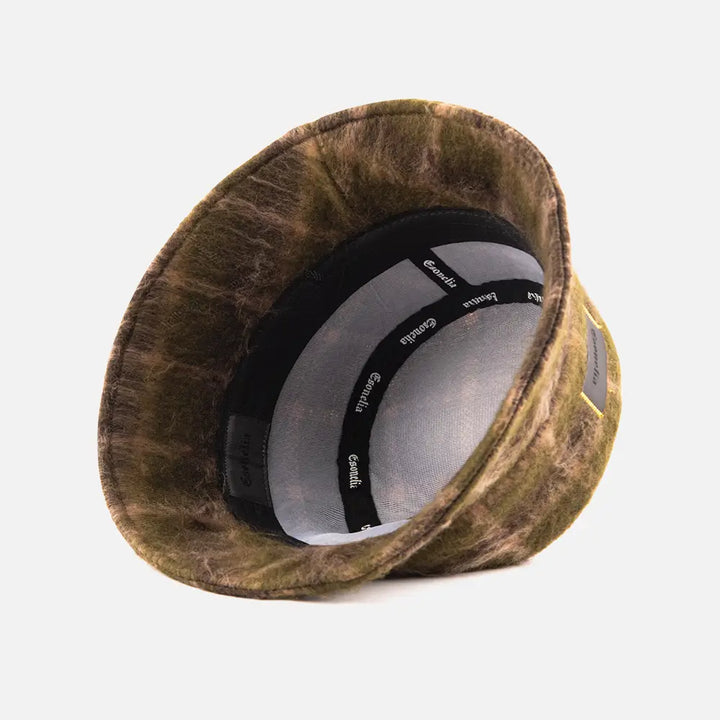OliveGreenFauxWoolLatticeBucketHats_Inner
