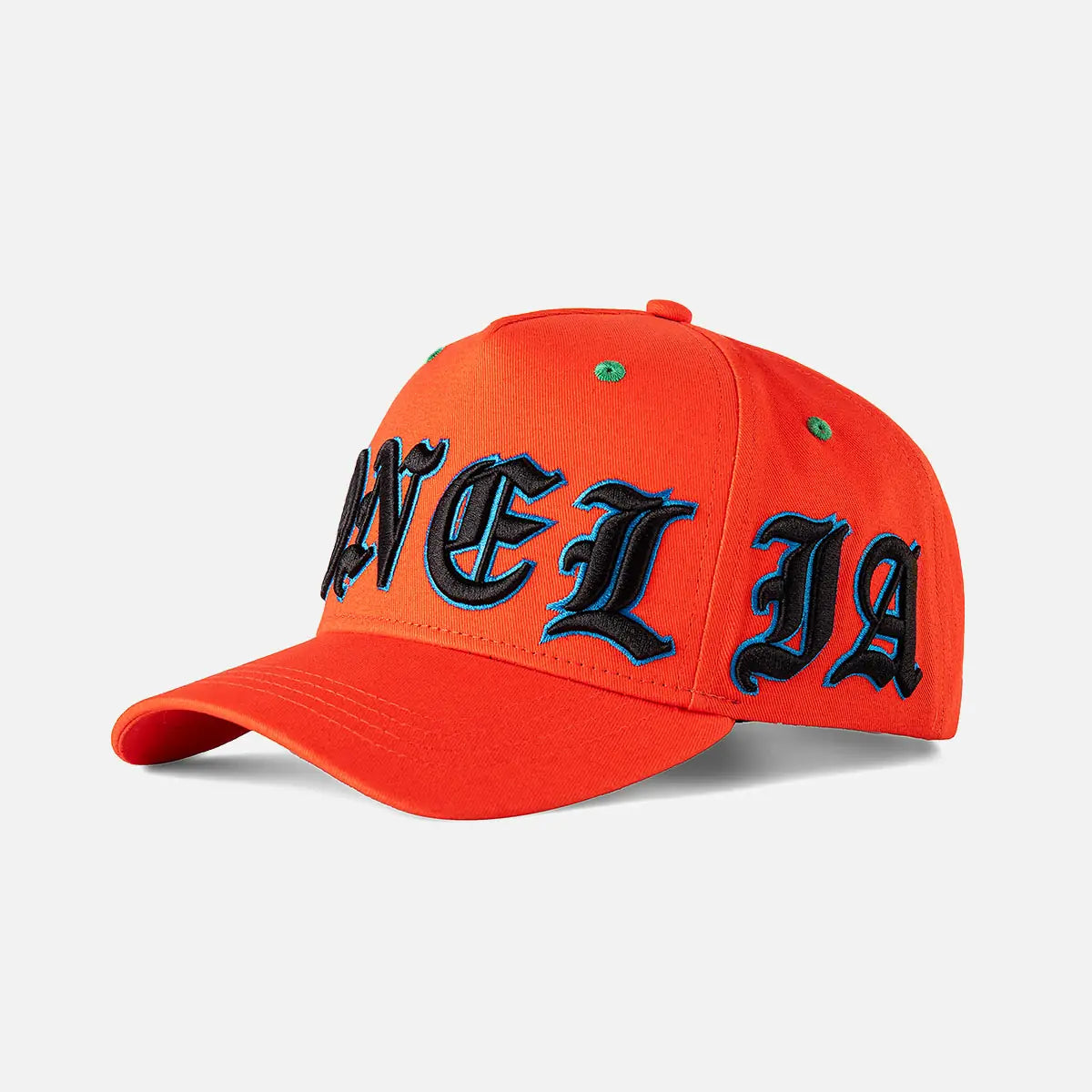 Orange3DEmbroideredBaseballCaps