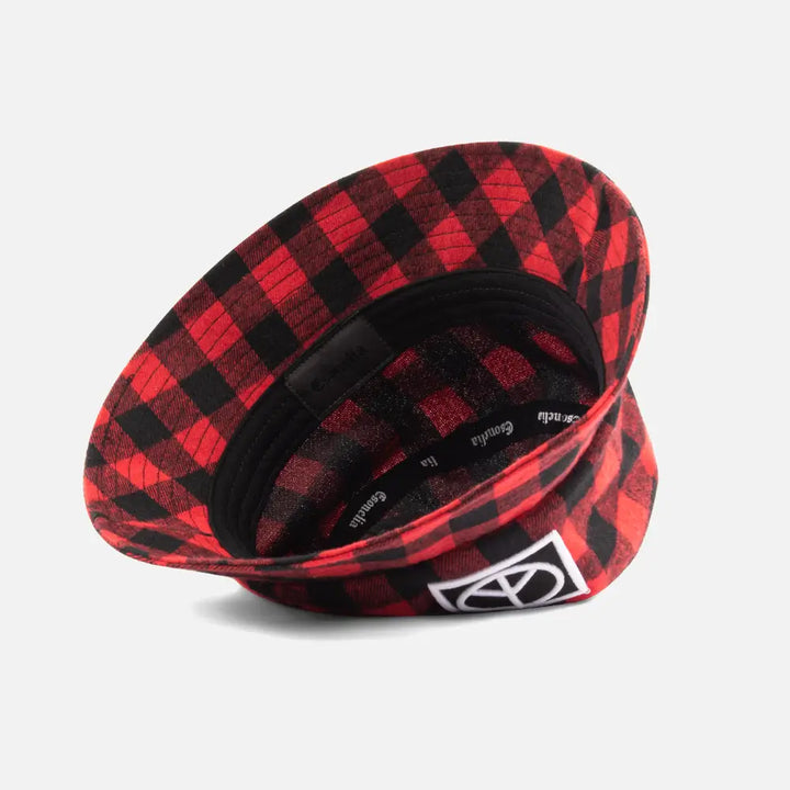 RedEmbroideredPeaceCheckedBucketHats_Down