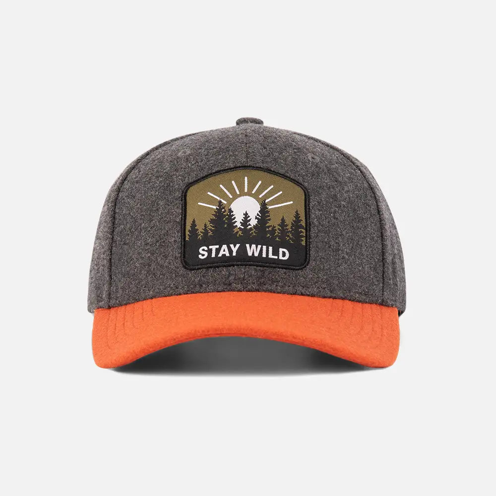 Two-ToneMeltonWoolBaseballCaps_gray_frontside